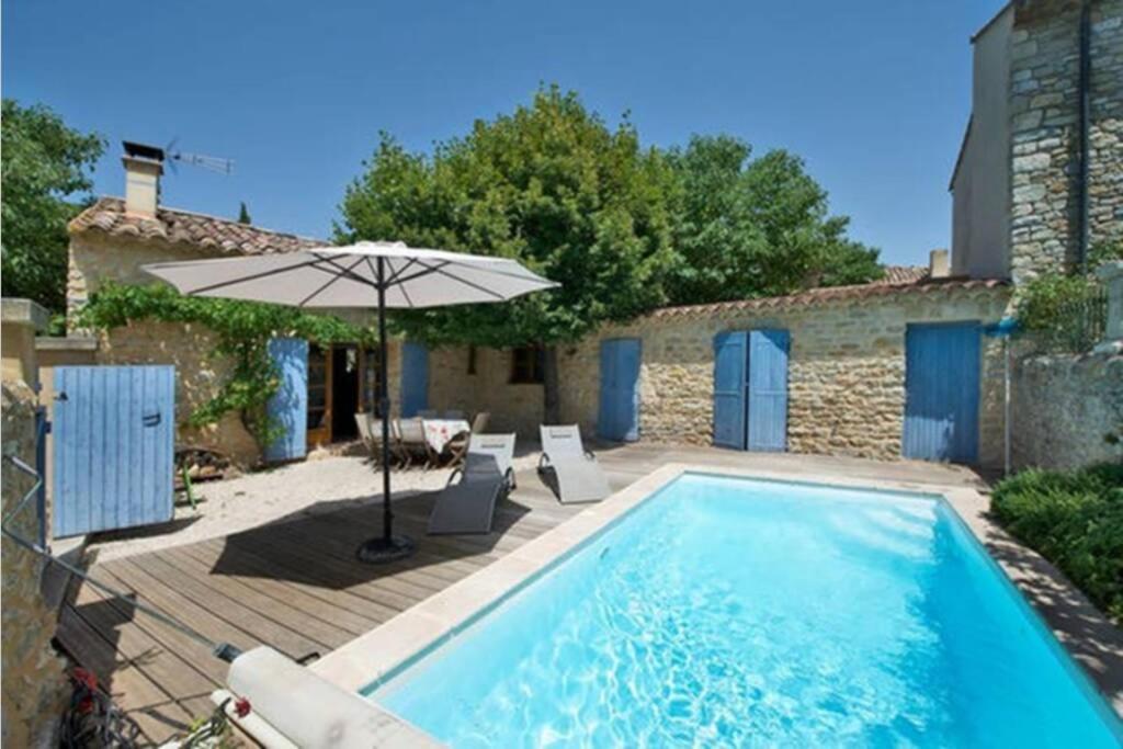Maison De Plain Pied Pour 4 Pers Piscine Lussan Lussan  Εξωτερικό φωτογραφία