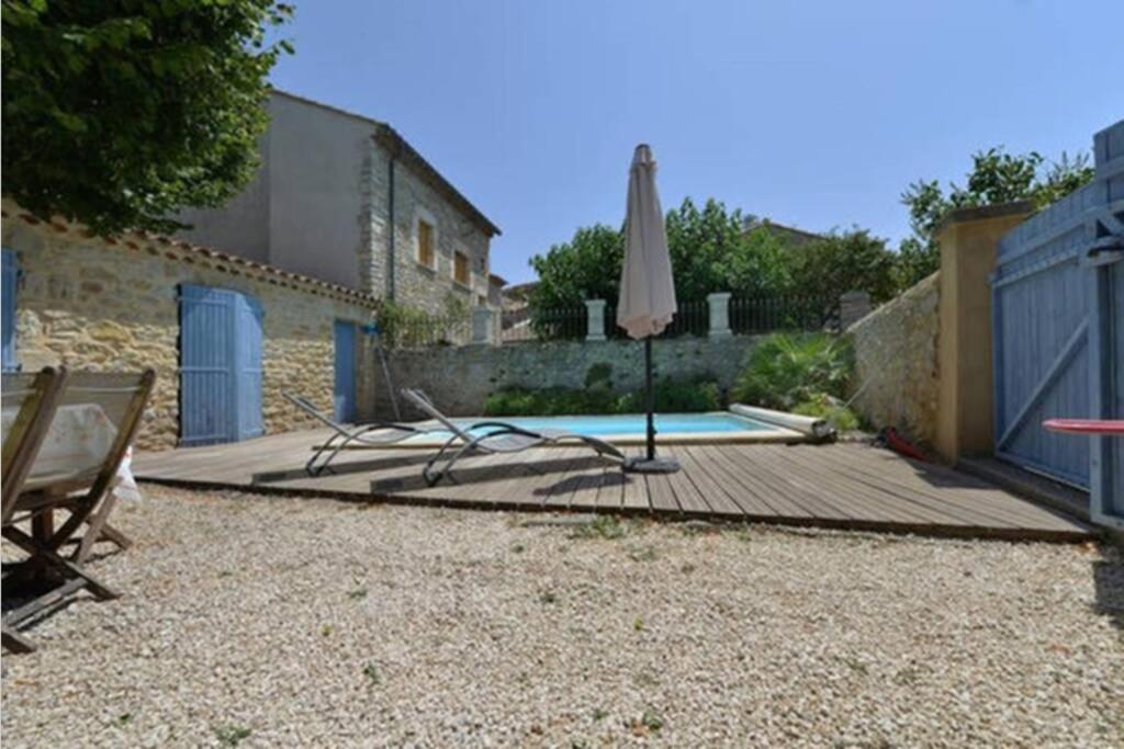 Maison De Plain Pied Pour 4 Pers Piscine Lussan Lussan  Εξωτερικό φωτογραφία