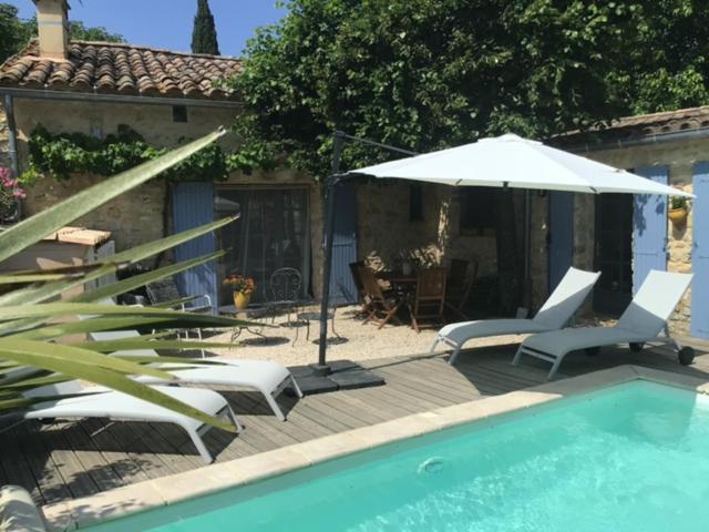 Maison De Plain Pied Pour 4 Pers Piscine Lussan Lussan  Εξωτερικό φωτογραφία